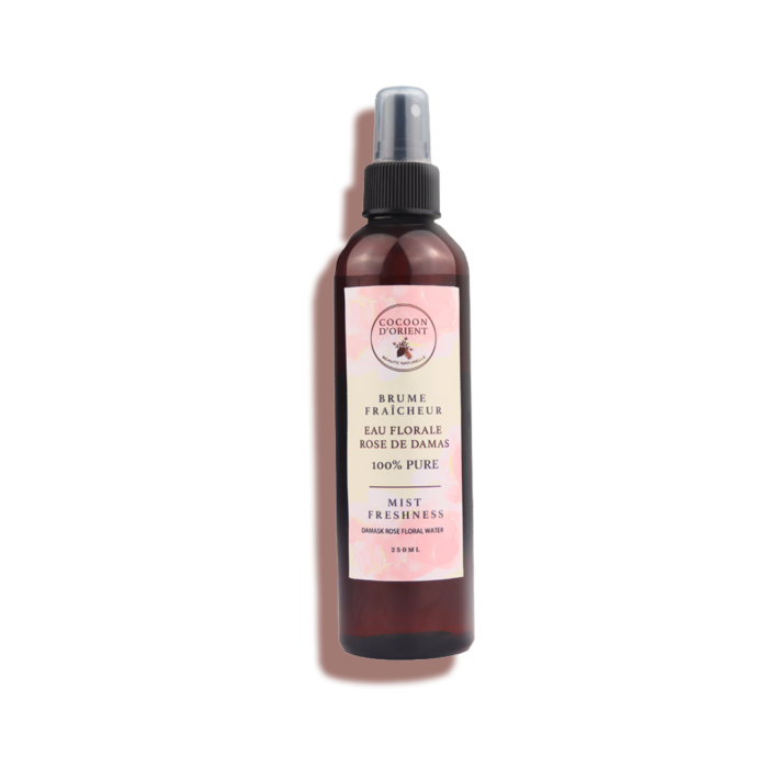 Eau florale de rose de Damas pour soins du visage