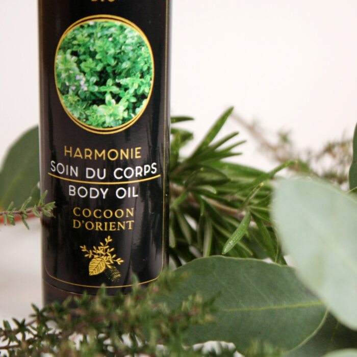 Harmony - Soin naturel à base de thym, romarin, eucalyptus et huile d'argan pour une peau apaisée et éclatante