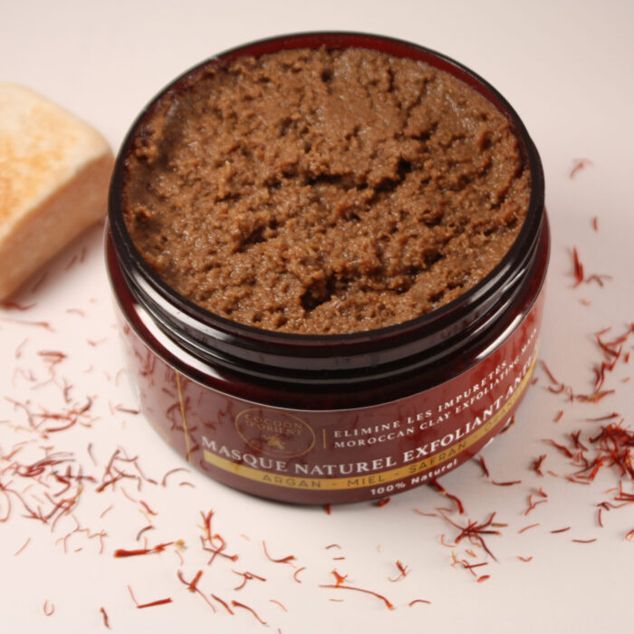 Huile d'argan biologique pour Masque Gommage Exfoliant Visage et Corps