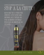 Soin anti-chute cheveux à base d’huile d’argan bio, nigelle, ail noir, jojoba, thym et plantes fortifiantes